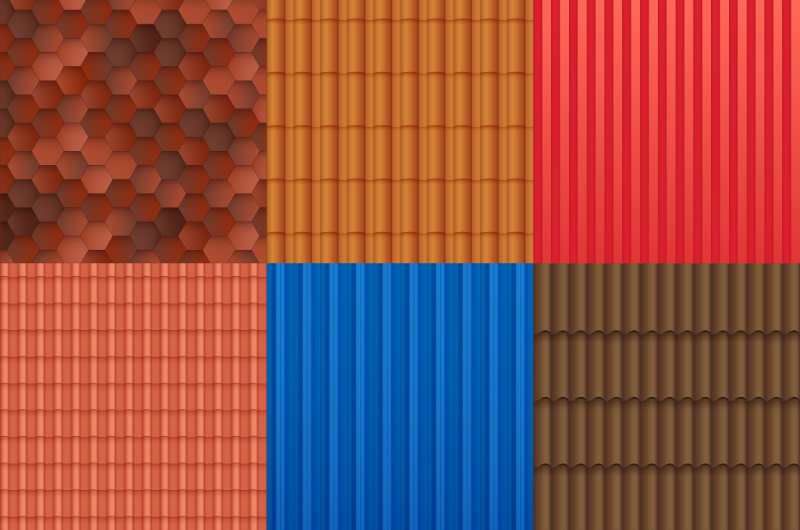 different types roofing