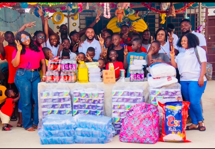 Davida with Rhema Childrens home