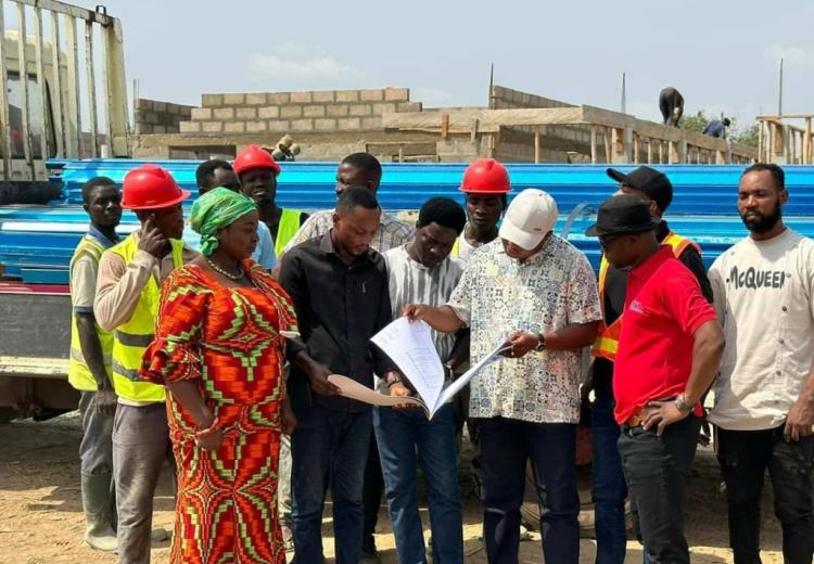 Davida team with Hon. Samuel Okudzeto Ablakwa