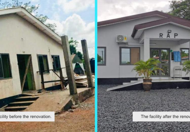 Renovated Regimental Aid Post building