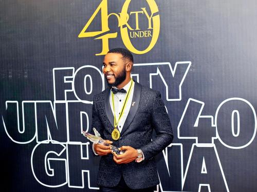 Davida CEO with honary award