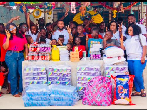 Davida with Rhema Childrens home