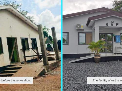 Renovated Regimental Aid Post building